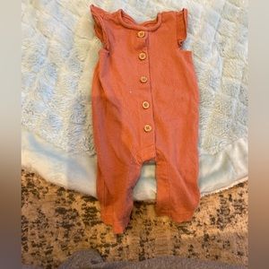 newborn baby button onesie